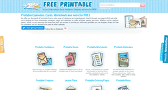 Desktop Screenshot of freeprintableonline.com